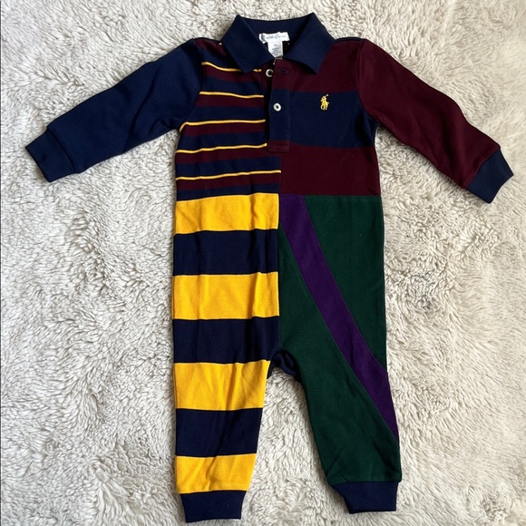 Ralph Lauren Other - Ralph Lauren Multicolor Striped Bodysuit